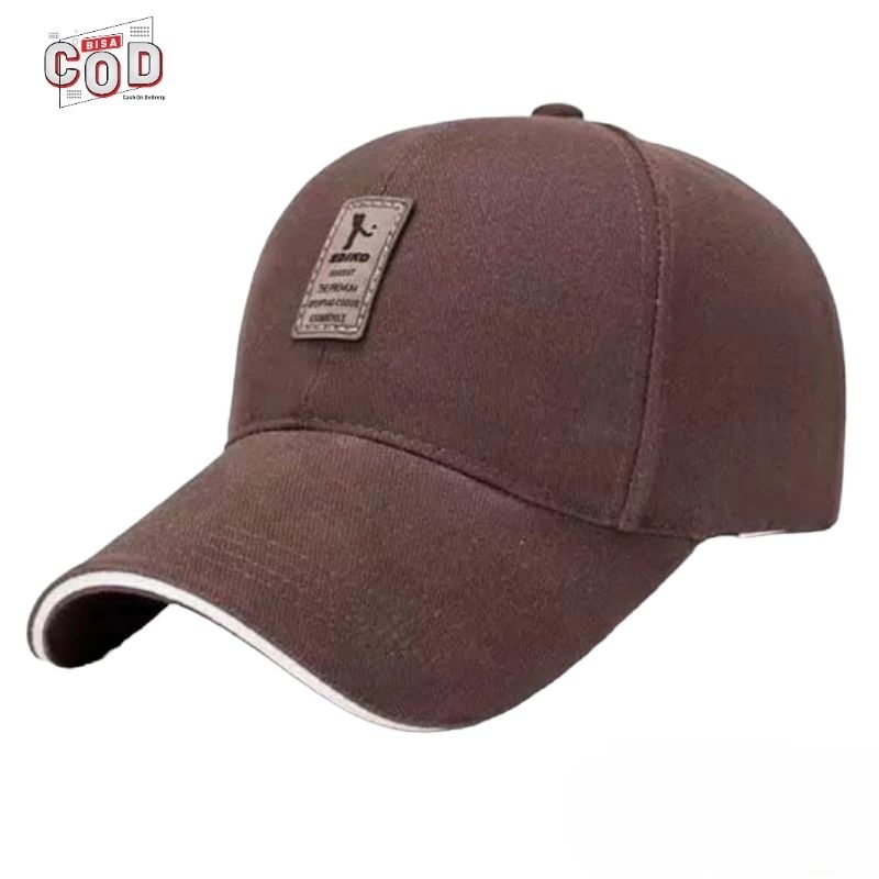 Topi Pria Wanita Caps Logo Ediko, Topi Baseball Ediko, Topi Distro Sport Ediko