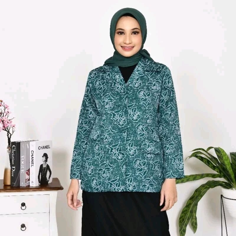 Seragam Batik PKK Wanita Atasan Batik PKK Nasional Baju Kerja PKK Wanita Pakian Kerja Batik PKK Wani