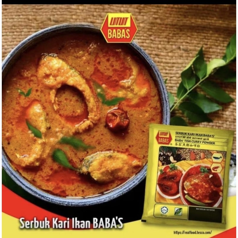 

Babas fish Curry 250 gr (serbuk ikan babas) Instan Untuk Membuat Kari Ikan