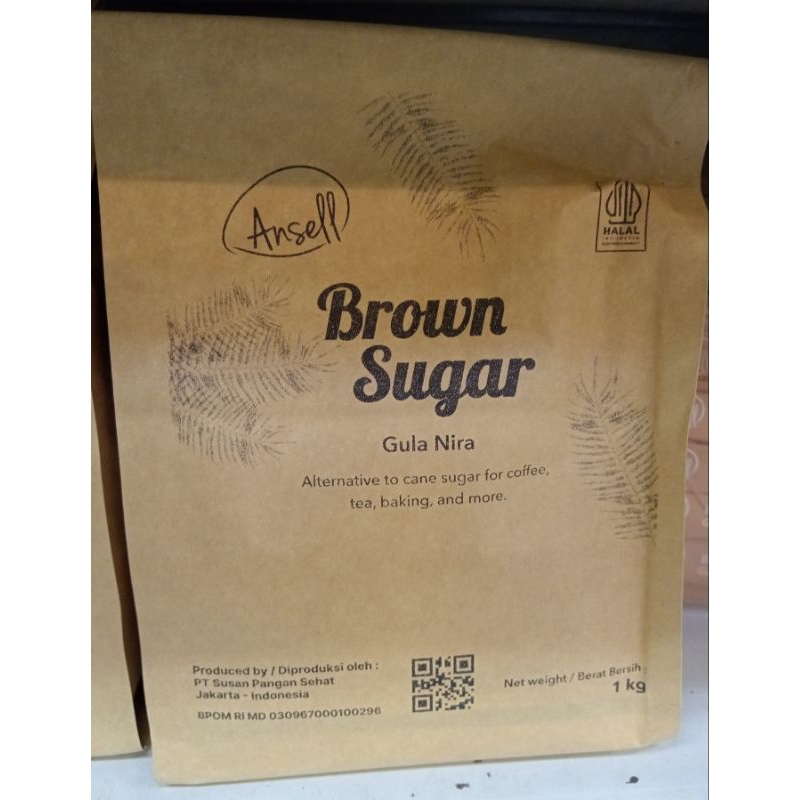 

Ansell Brown Sugar Gula Nira 1Kg