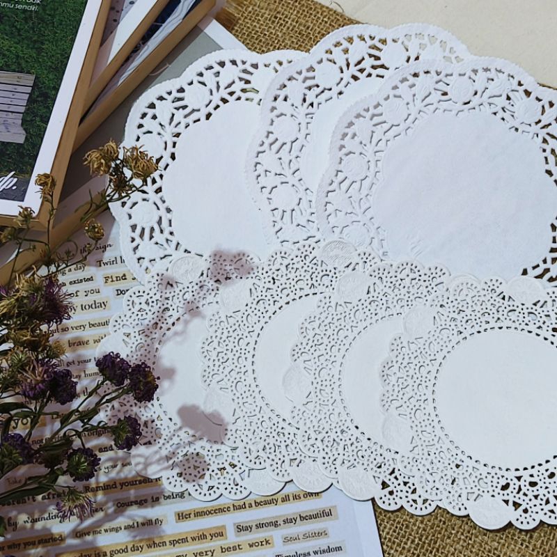 

Paper Doyleys Kertas Doilies Kertas Renda Taplak Journal Jurnal Hiasan Aksesoris Aesthetic 4.5 Inch 5.5 Inch