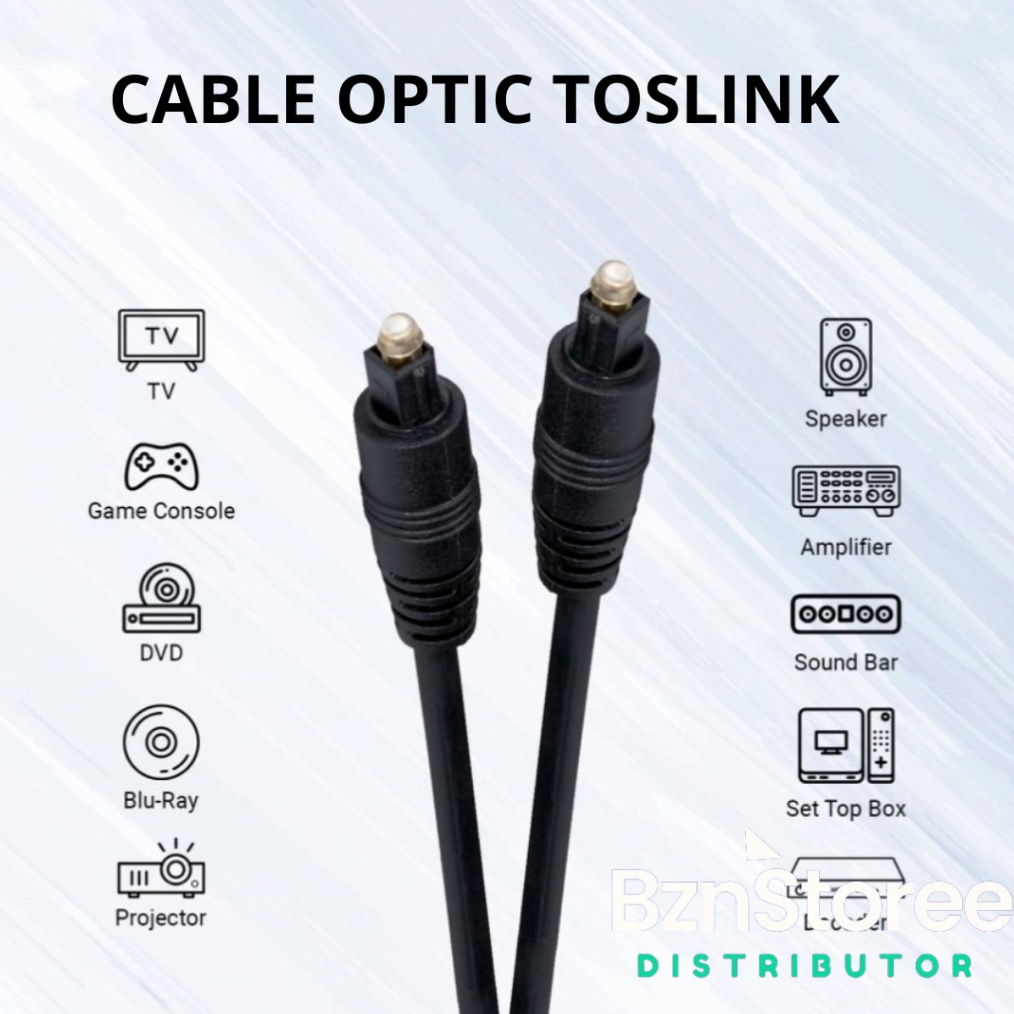 DISKON Kabel Audio Digital Optical Toslink 15meterToslink Cable 15 meter Kabel Optic Audio Digital O