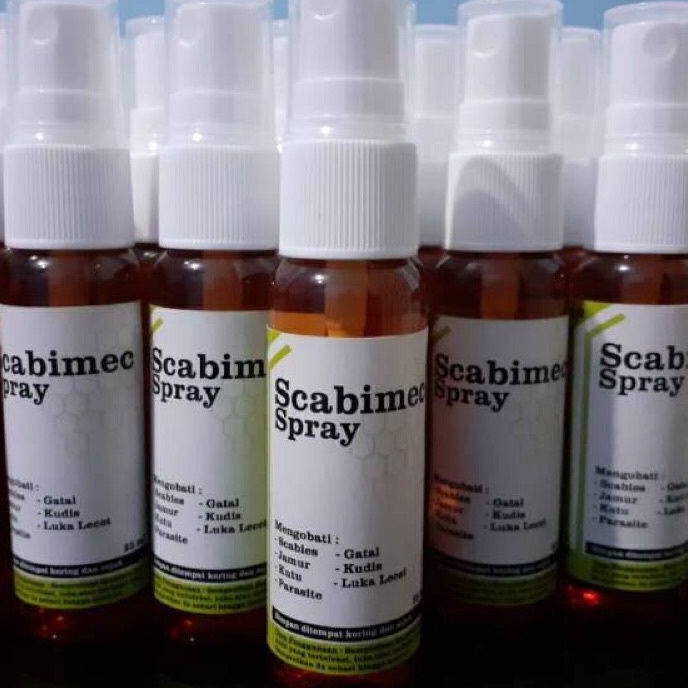 Gila scabimec spray obat scabies jamur gatal2 luka kudis untuk anjing dan kucing