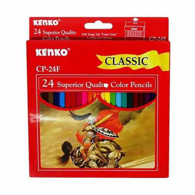 

YUK BELI Pensil Warna Superior 24 Warna Kenko CP24F