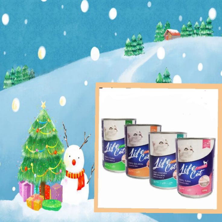Grosir Terupdate  Life Cat Kaleng 4gr Makanan basah kucing