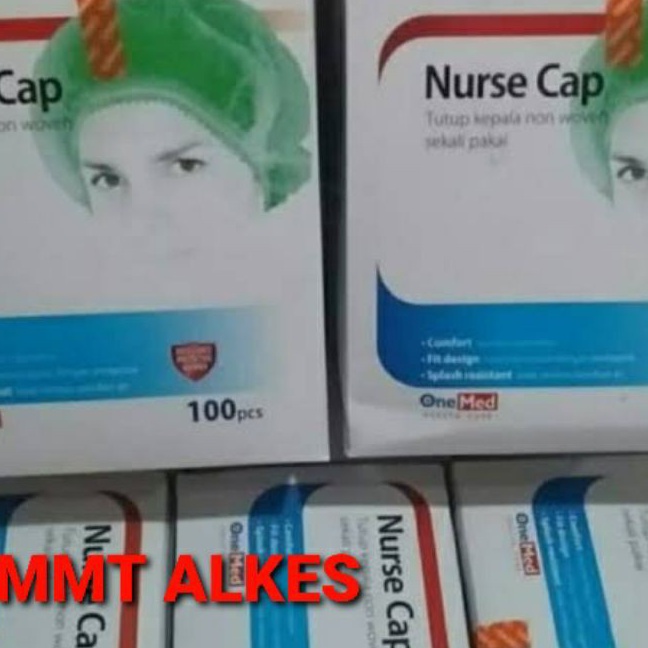 Hemat NURSE CAP ONEMED ISI 1 PCS  NURSE CUP ONEMED  HAIR NET