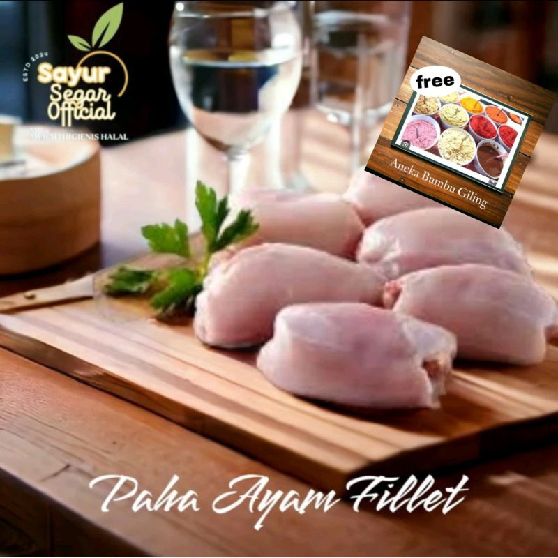 

Paha Ayam Fillet/Boneless 500gr- Bumbu Giling ( by request )