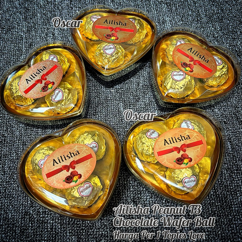 

Ailisha Chocolate mini jar T3 coklat souvenir gift hadiah valentine