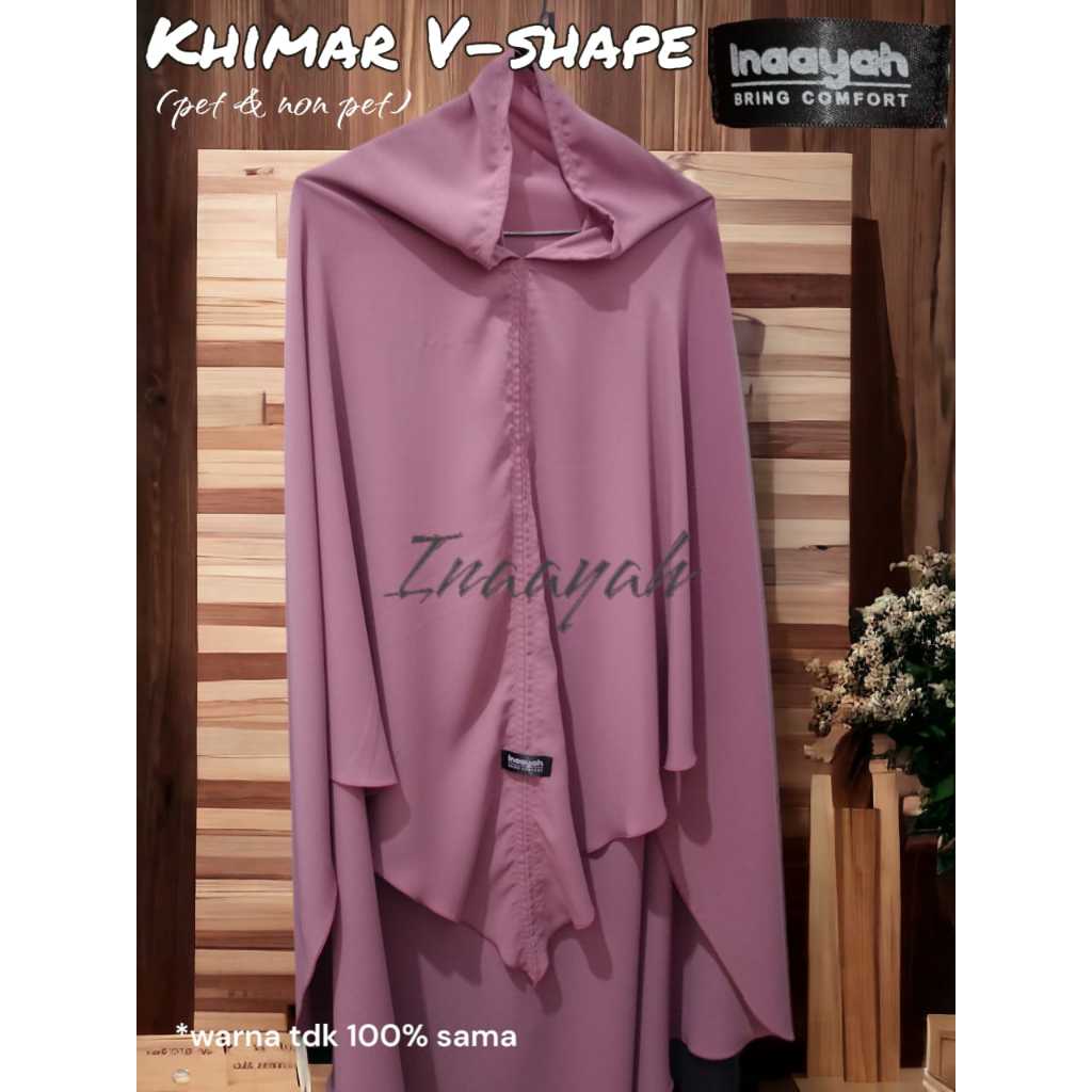Khimar V-Shape Inaayah : Sarmala Softer