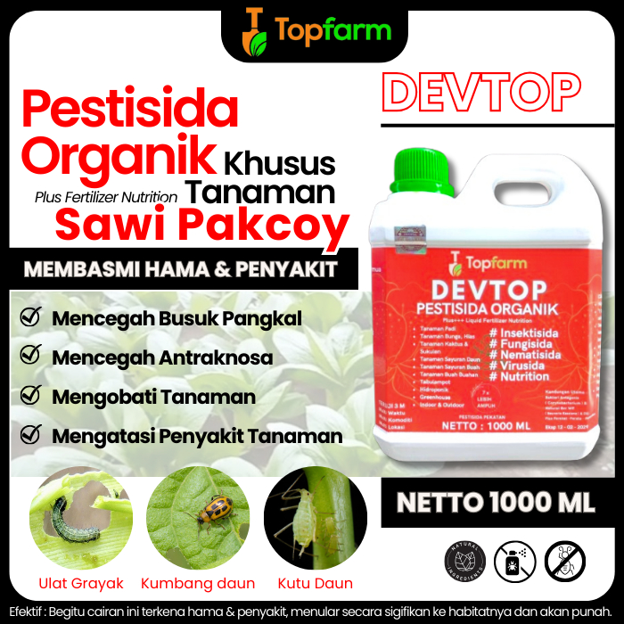 Obat Hama Sayuran Pakcoy / Obat Hama Pakcoy / Obat Hama Ulat Sayuran Pakcoy / Obat Tanaman Pakcoy / 