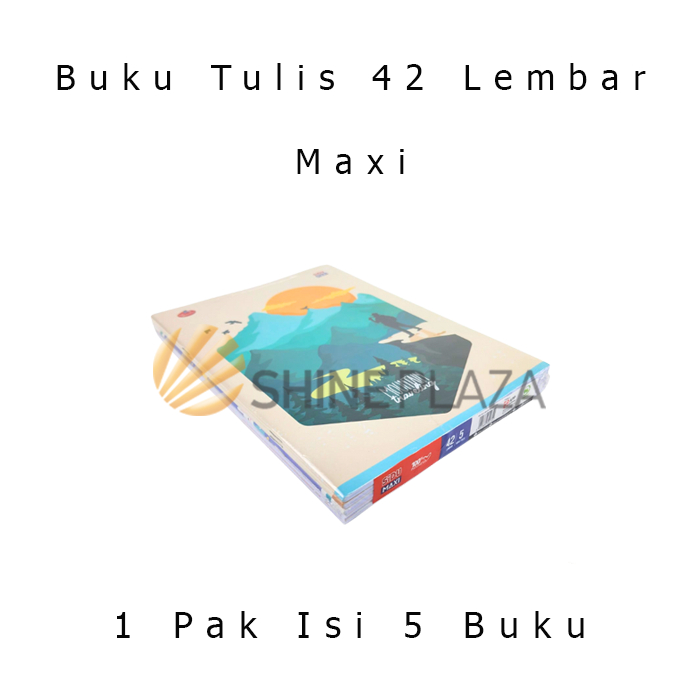 

[PACK] Buku Tulis Maxi 42 Lembar 1 Pak Isi 5 Buku SIDU Sinar Dunia