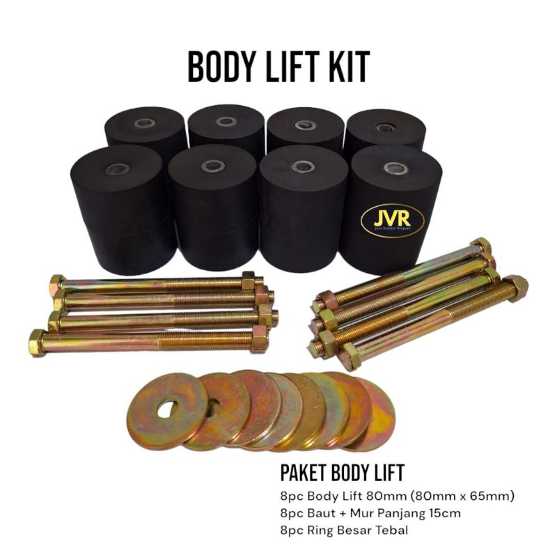 Karet Body Lift Vitara Escudo Sidekick 80mm