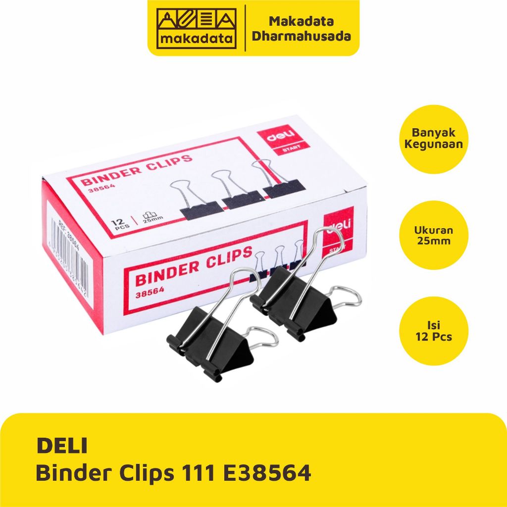 

BINDER CLIPS | KLIP KERTAS DELI 111 E38564 25MM