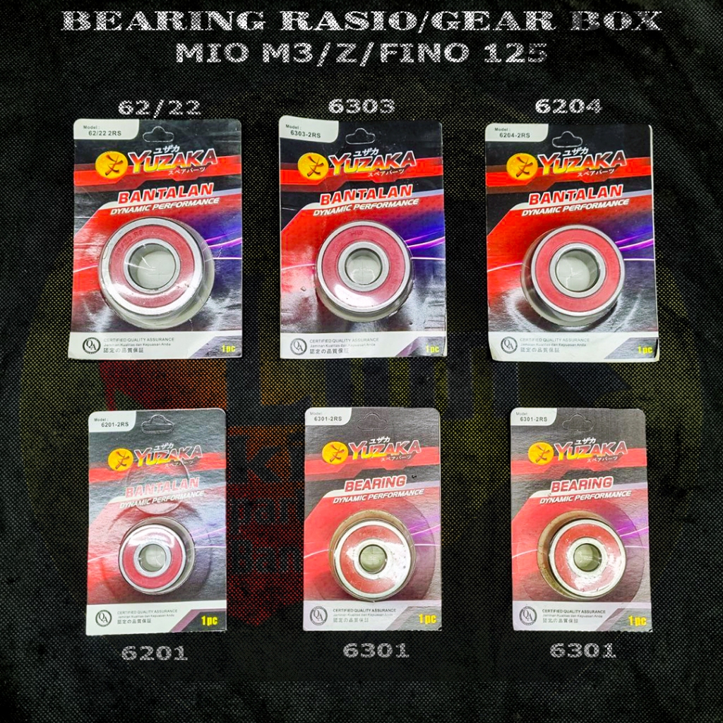 LAHER GEARBOX SET MIO M3 MIO Z MIO S DAN FINO 125 MERK YUZAKA