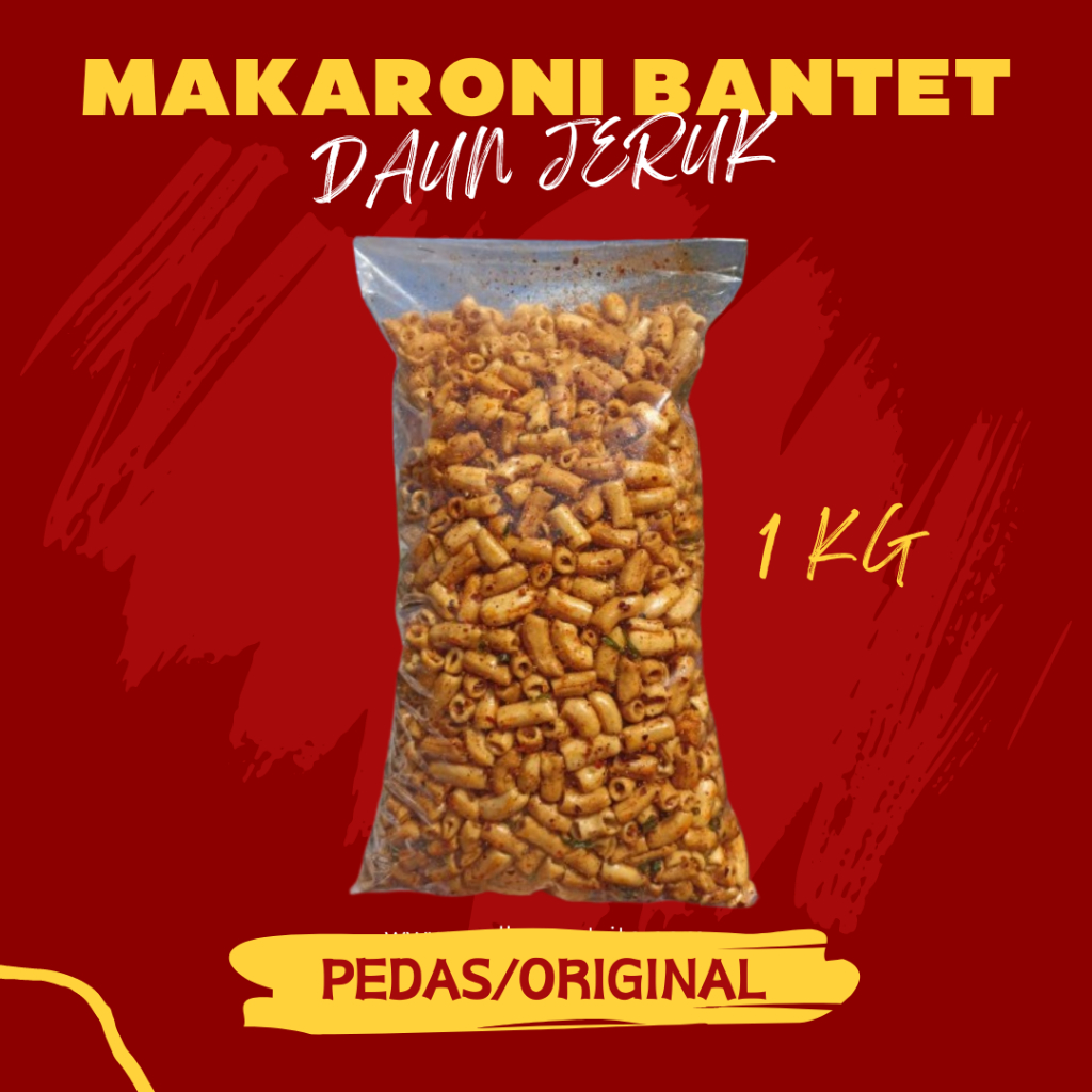 

Makaroni Bantet Pedas Daun Jeruk 1 Kg