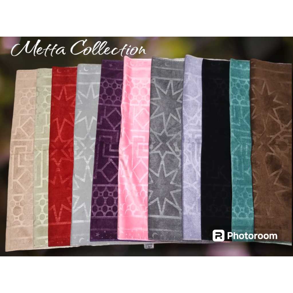 Sajadah Travel Polos Plain Minimalis Turki Turkey Tipis Halus Premium