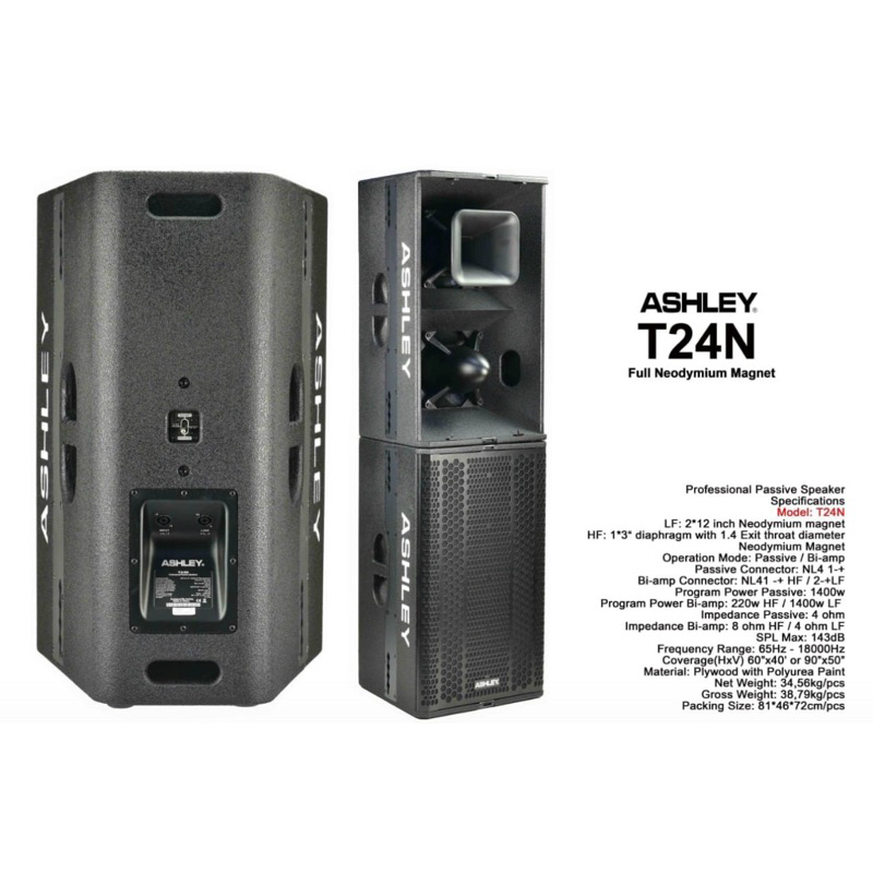 SPEAKER ASHLEY T24N Neo / Speaker Ashley T24N / Ashley t24n / T24 N