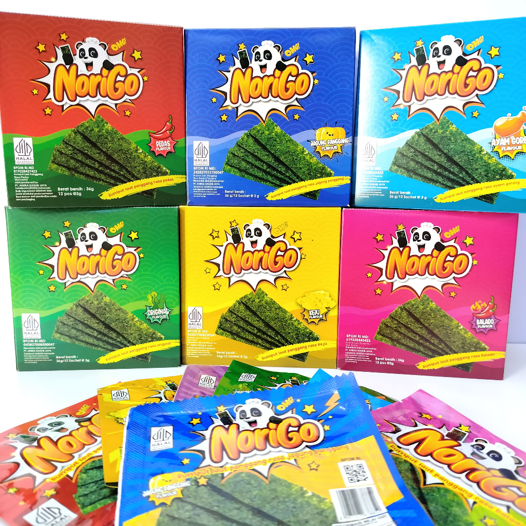 

Maknyuss1 (Paket Dus) Norigo Snack Rumput Laut