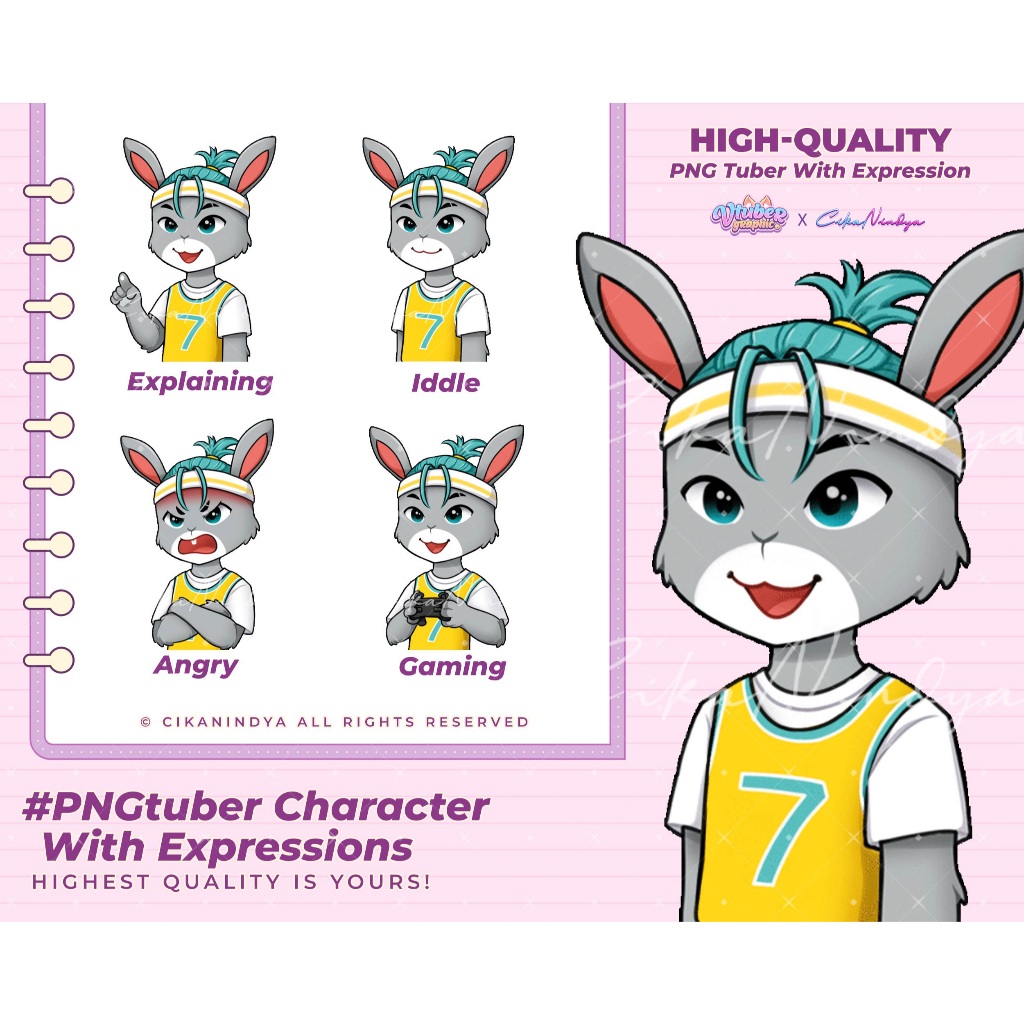 PNG Tuber Eksklusif untuk Pengalaman Streaming yang Berbeda, Desain PNG Tuber, PNG Tuber Imut, PNG T