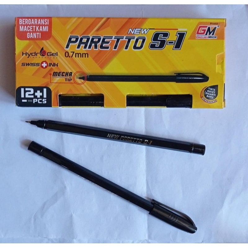 

Bolpen Pareto S-1 hitam