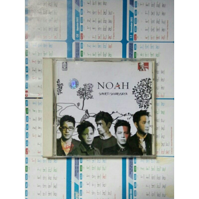 CD MUSIK ORIGINAL NOAH - SEPERTI SEHARUSNYA / CD AUDIO NOAH