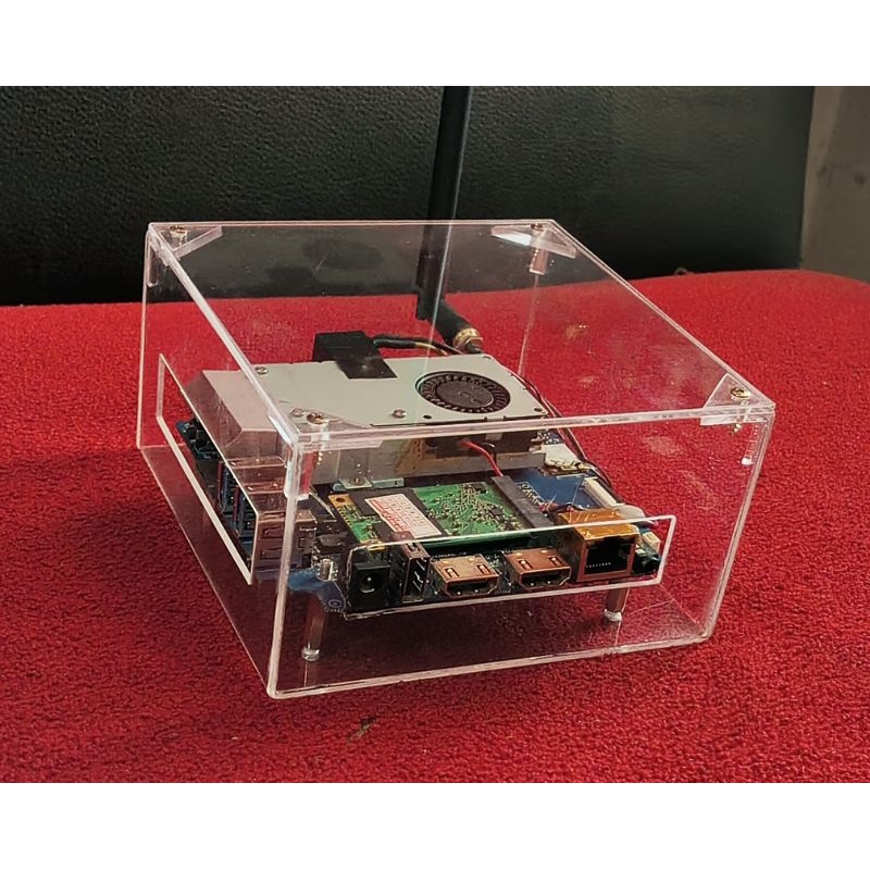 Mini PC Zyrex ZN-121 modif akrilik openwrt linux windows auto on