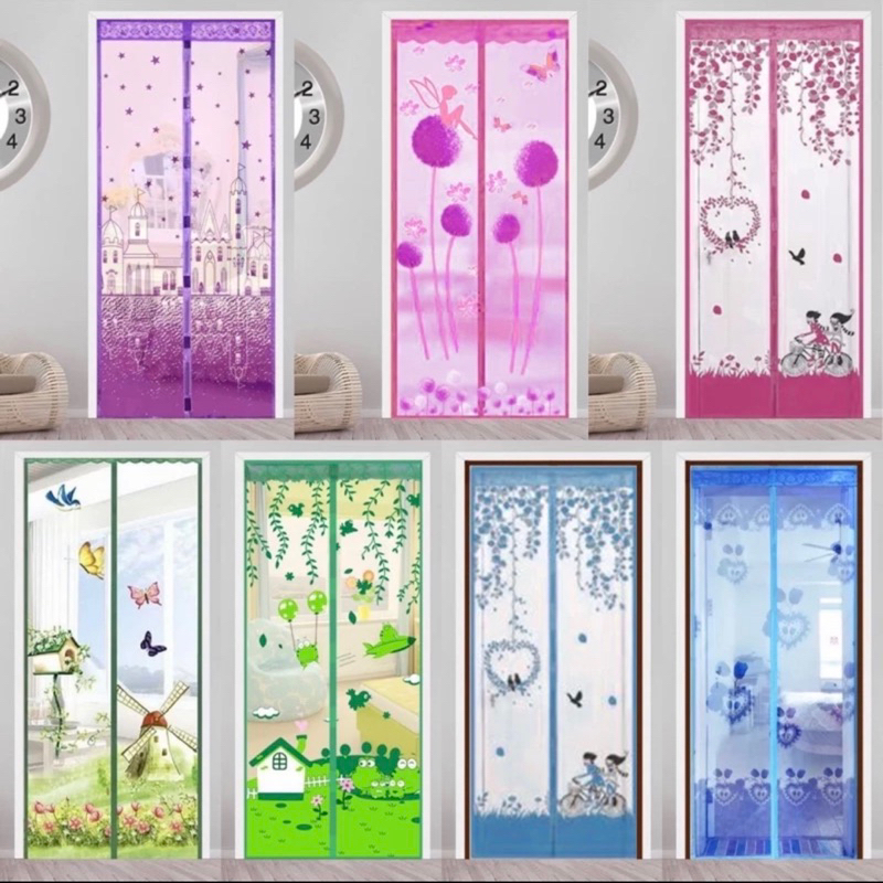 TIRAI MAGNET ANTI NYAMUK PINTU KAMAR TIDUR RUMAH MURAH | GORDEN HORDENG KORDEN TIRAY GORDYN JARING K