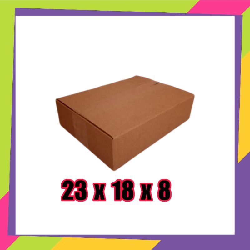 

kardus packing UK 23x18x6 kardus besar kardus polos