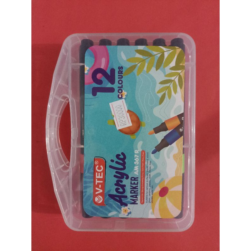 

Spidol Acrylic Marker R-12 Vtec
