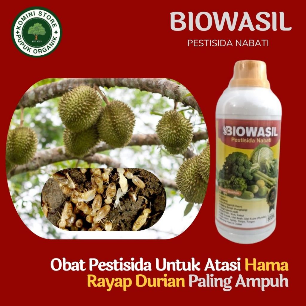 paling murah biowasil 500ml pestisida hama rayap pada pohon durian terampuh - pupuk semprot basmi se