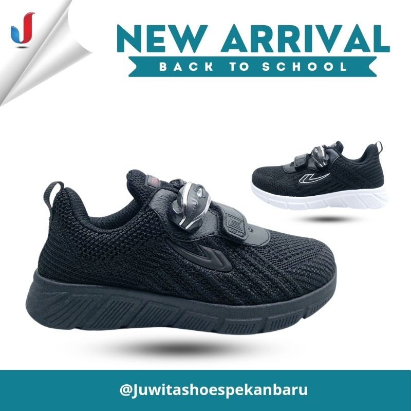 Sepatu sekolah anak cewek cowok bermagnet merk New era