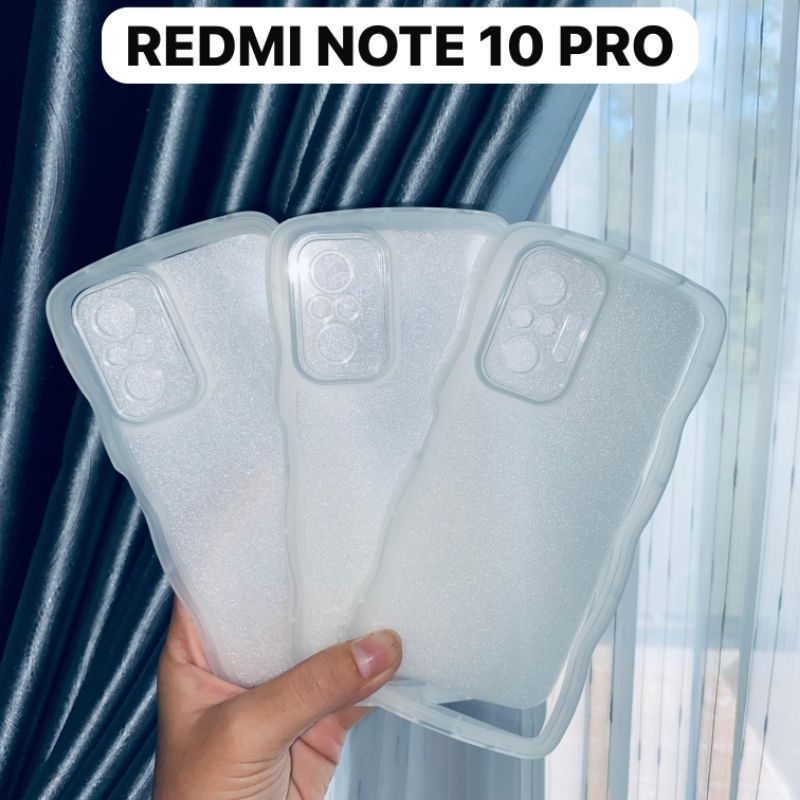 CLEAR CASE BENING GELOMBANG REDMI NOTE 10/10S / REDMI NOTE 10 PRO