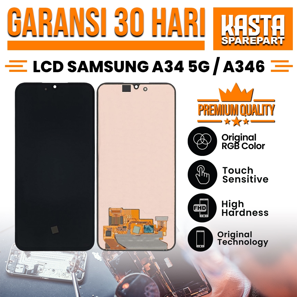 【LCD ORIGINAL】LCD FULLSET SAMSUNG A34 5G / A346 LCD TOUCHSCREEN KUALITAS ORI 100%