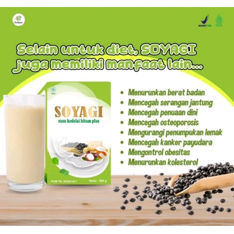 

Soyagi Susu Kedelai Hitam SUSU Diet Alami BPOM