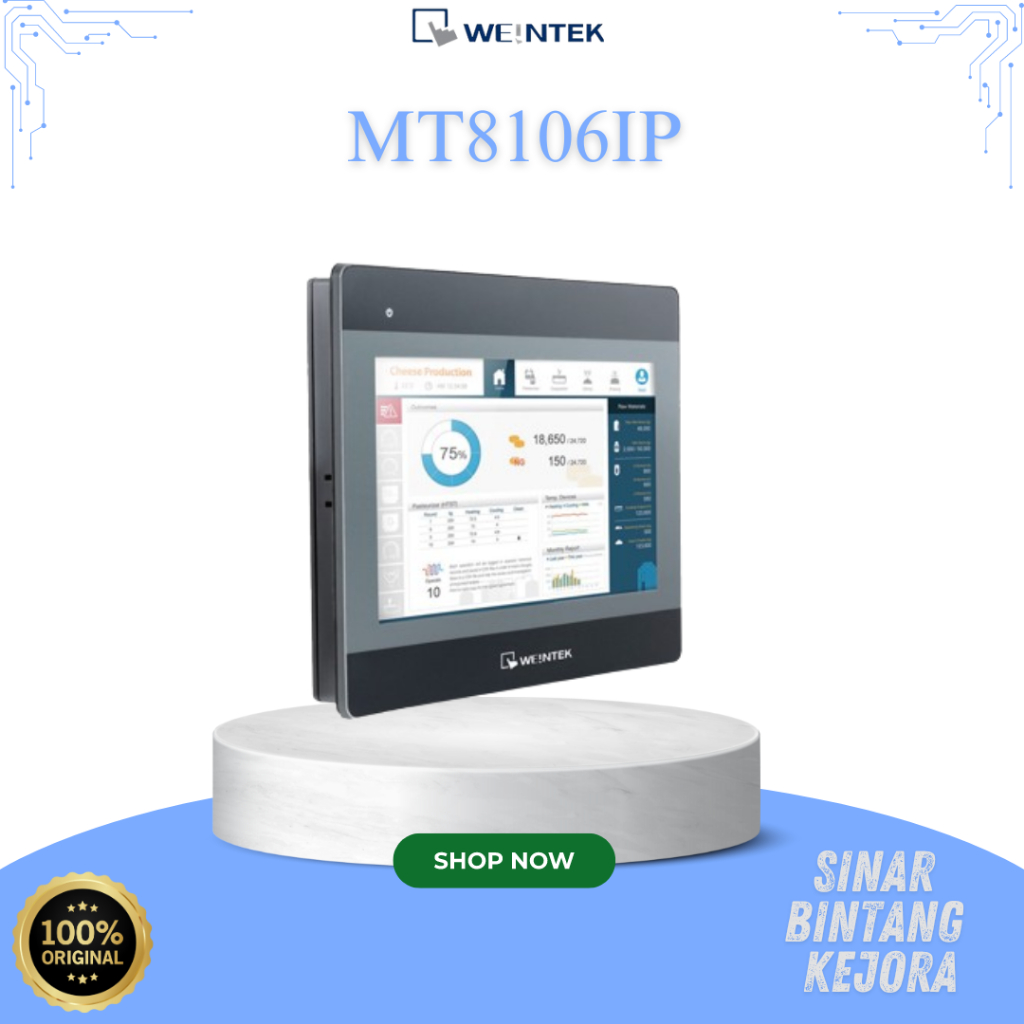 HMI WEINTEK MT8106IP 10,1"