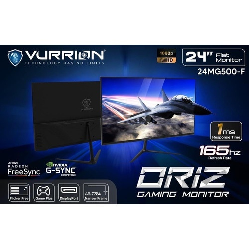 MONITOR LED GAMING VURRION ORIZ 24'' INCH 24MG500-F 165HZ 1ms