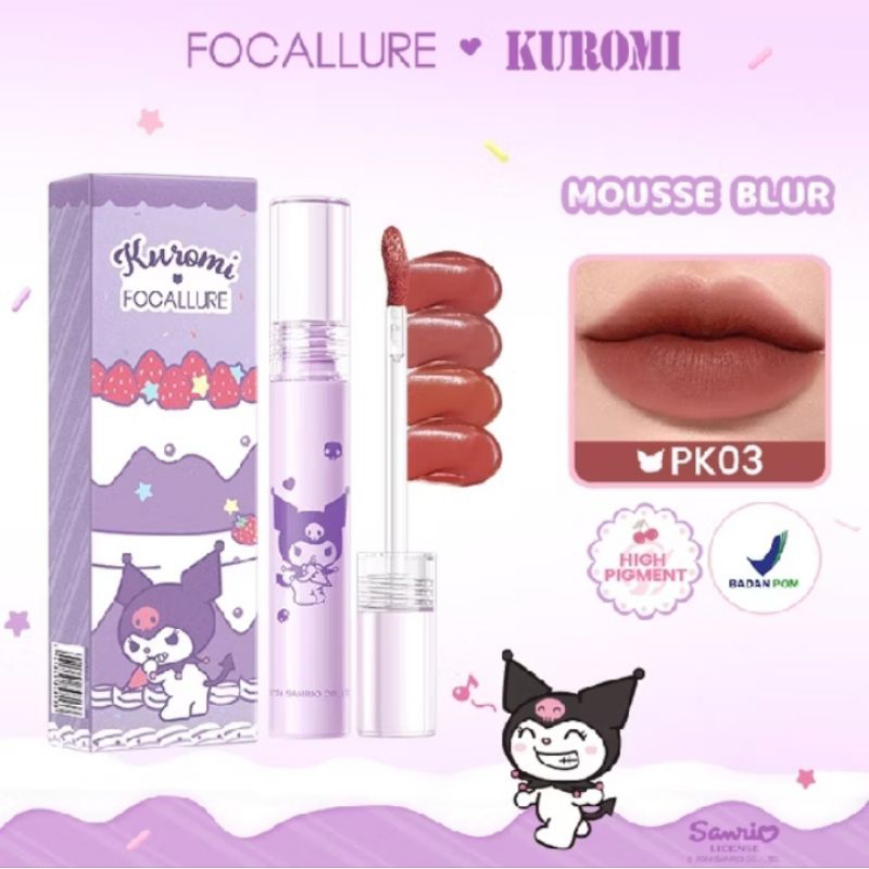 lipstik focallure kuromi