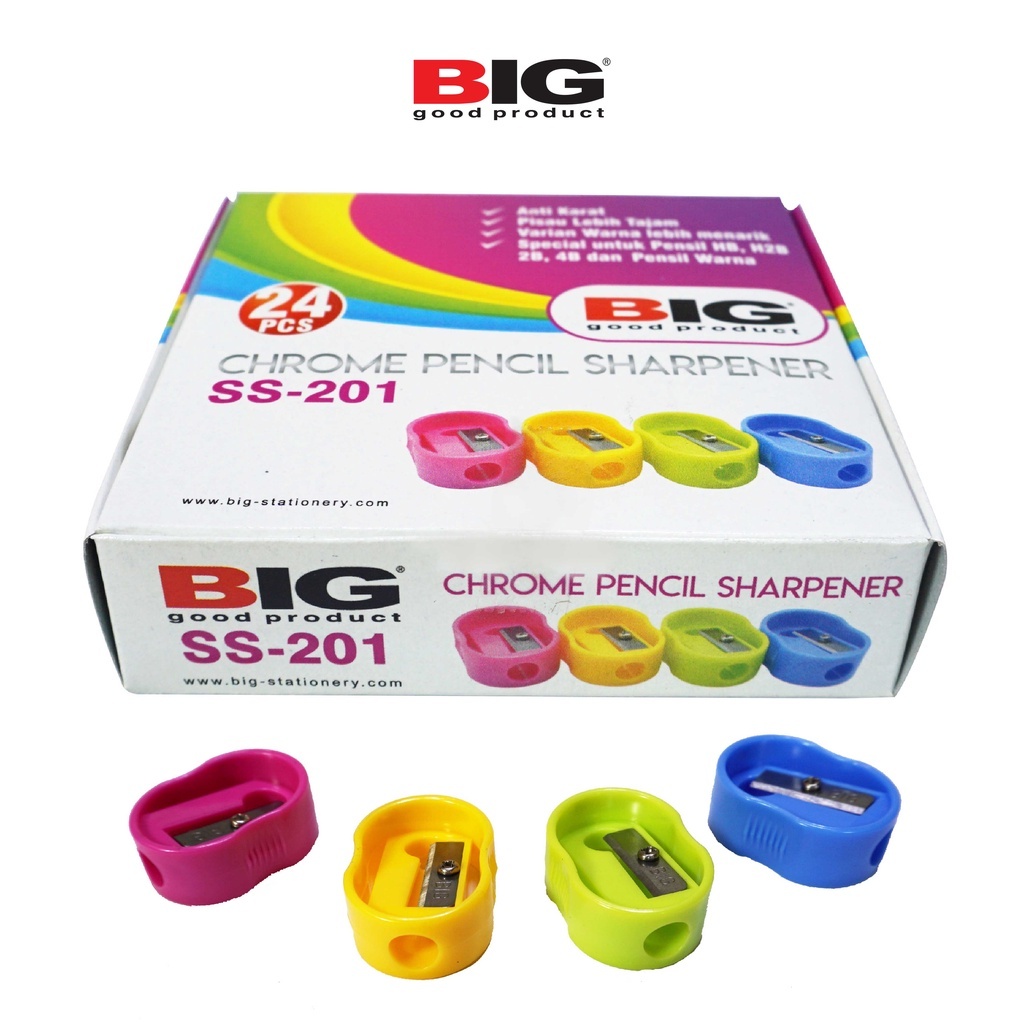 

Rautan pensil BIG serutan SS 202/ Pencil Sharpener Oval ECER