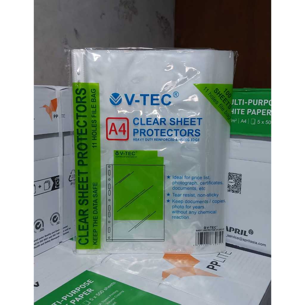 

Sheet protector A4 - 100 lbr