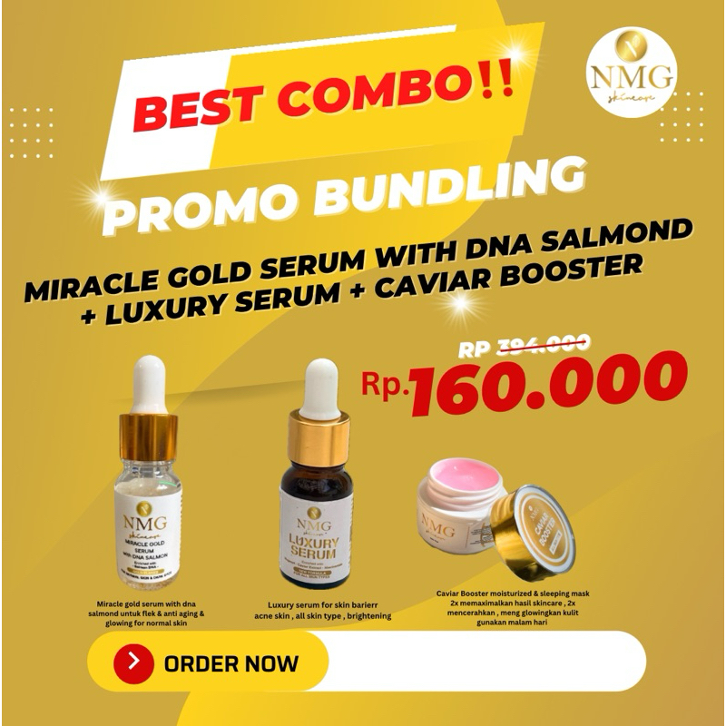 SERUM GOLD+LUXURY SERUM+ CAVIAR BOOSTER