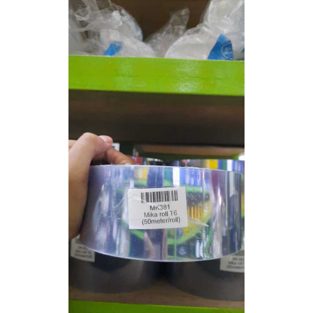 

Mika roll Tinggi 6cm, 50meter/roll