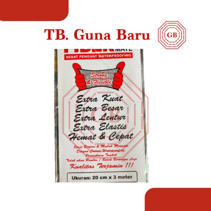 Serat Fiber Tisu Murah Serat Fiber Membran Serat tisu fiber lembaran waterproof - 80cm x 100cm