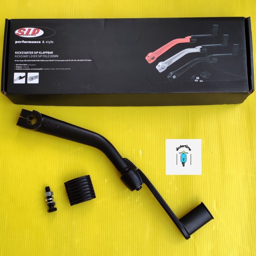 Kickstarter SIP Fold down hitam Untuk Vespa PX, Exclusive, dkk