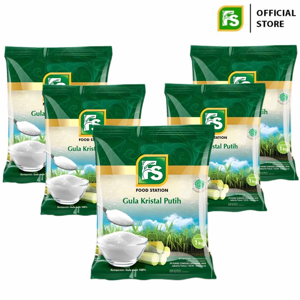 

RB Food Station / Gula Kristal Putih / Gula Pasir Putih Murni / 1kg