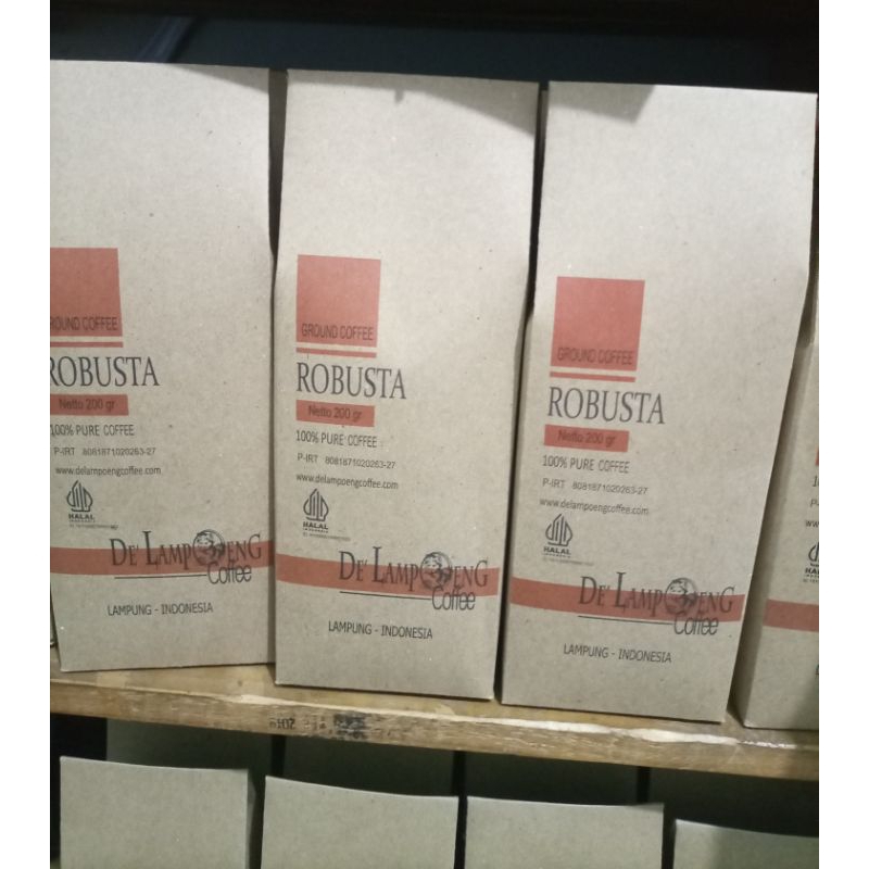 

De'Lampoeng Coffee Robusta 200gr