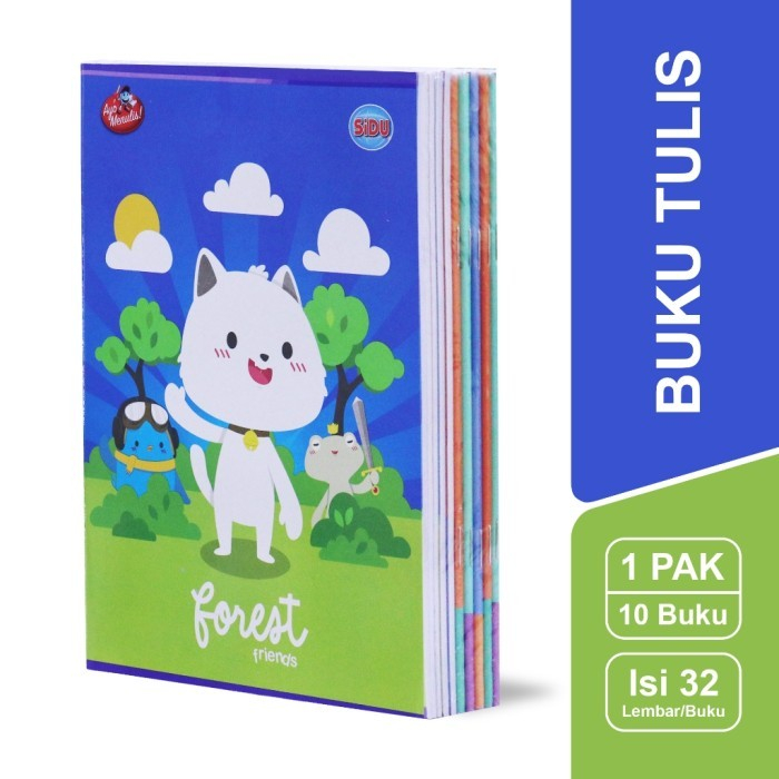 

(10pc) Buku Tulis Sinar Dunia SIDU isi 32 lembarrr/buku tulis
