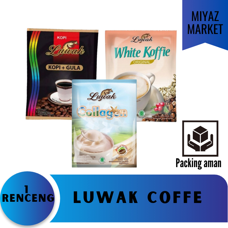 

❤MIYAZMARKET❤ Kopi Luwak Sachet / Kopi Luwak Renceng / Luwak koffie Renceng 10' / Luwak Collagen