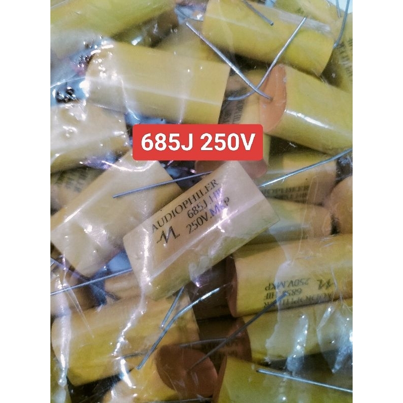 capacitor audiophiler 685j 250volt per 5buah