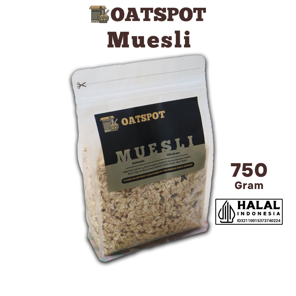 

Oatspot Muesli - Almond, Goji Berry, Cranberry (Fruit & Seed) - 750 gram