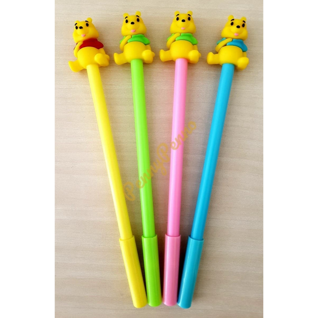 

Pulpen Gel Model Hello Kitty / Melody / Kamera / Pooh / Mickey